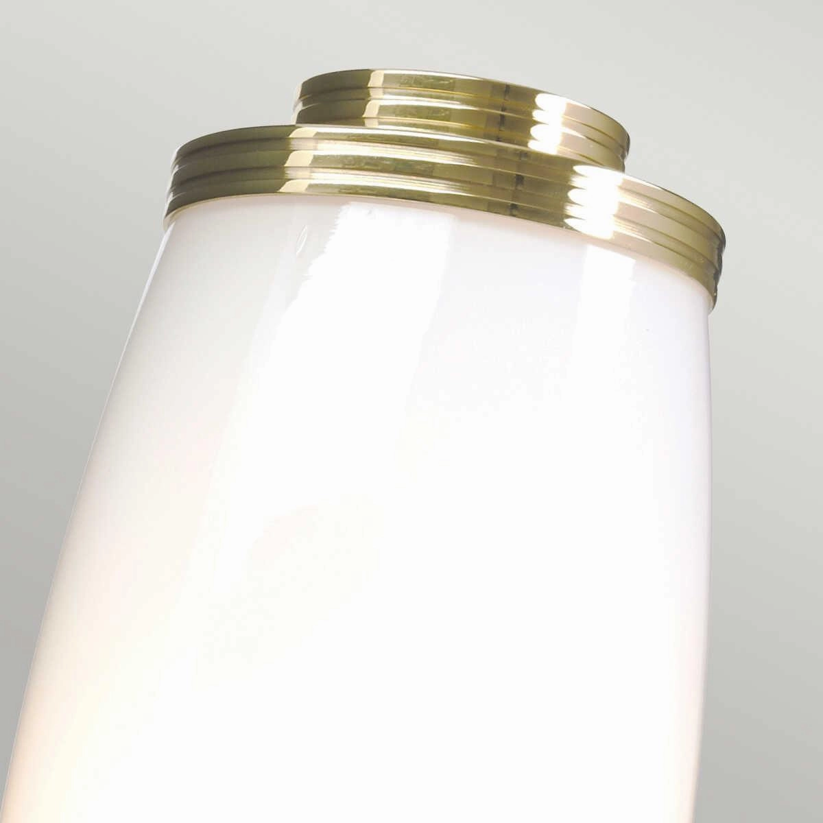 Eliot Polished Brass Finish Solid Brass Bathroom Wall Light