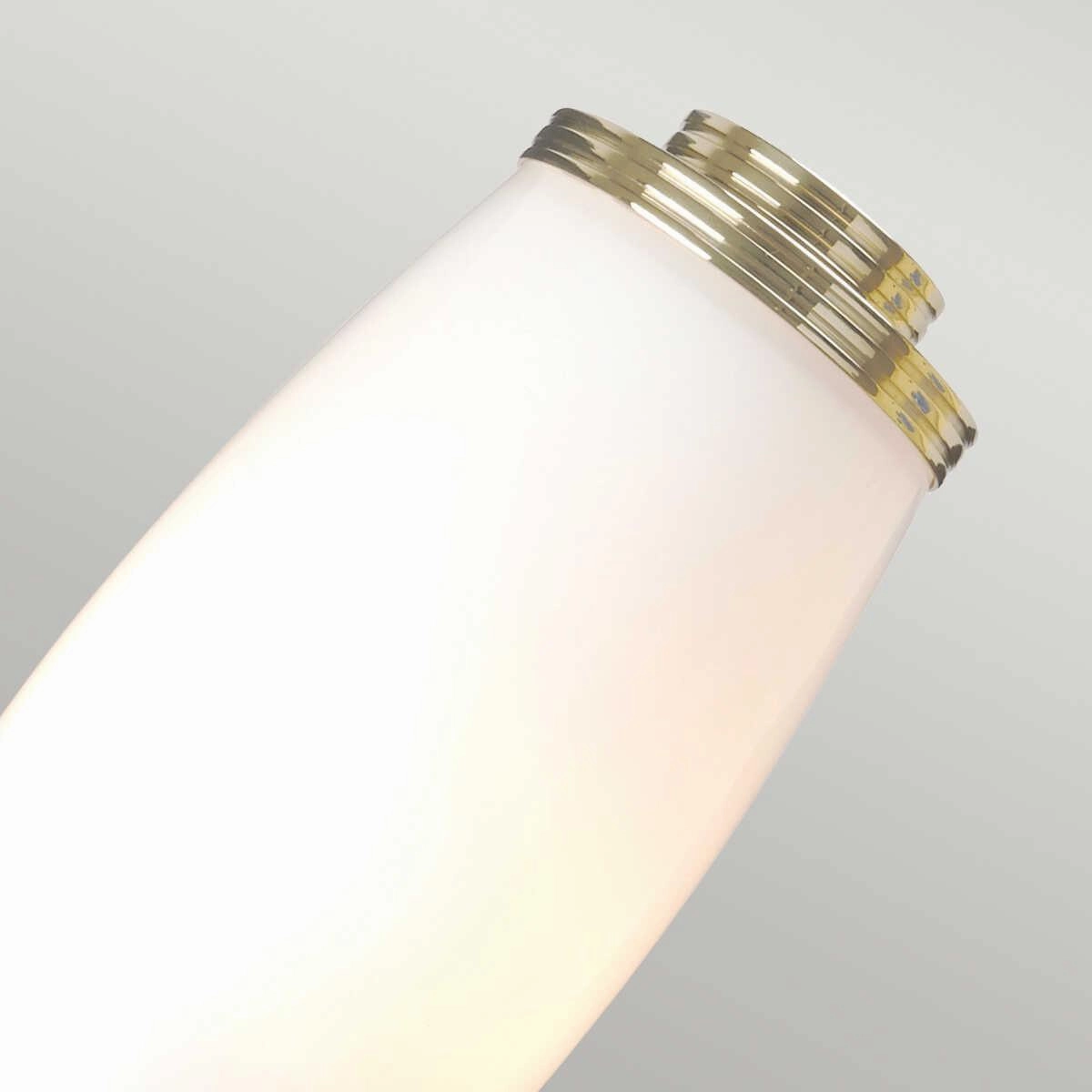 Eliot Polished Solid Brass Twin Arm Bathroom Wall Light