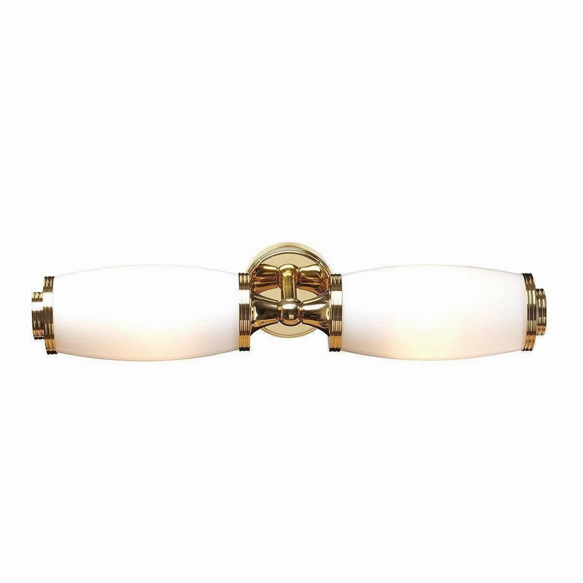 Eliot Polished Solid Brass Twin Arm Bathroom Wall Light vintage desk lamp