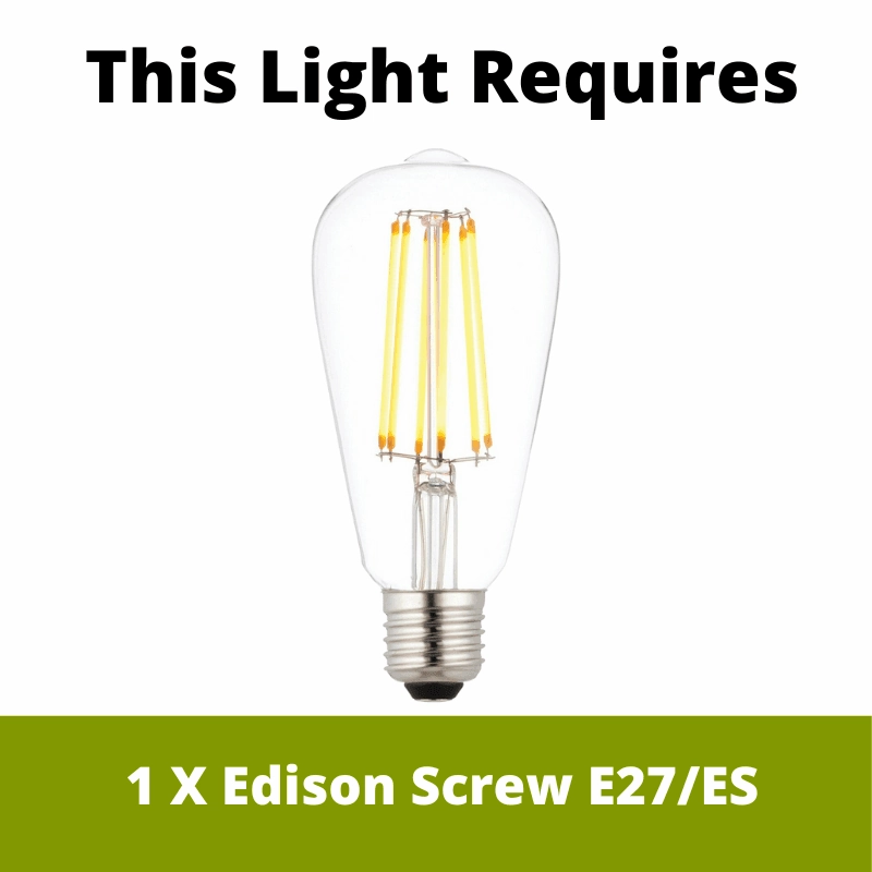Elmore 1 Light Polished Chrome Pendant