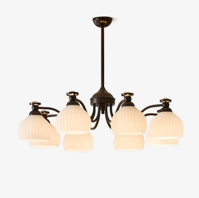 Elowen Chandelier minimalist reading light