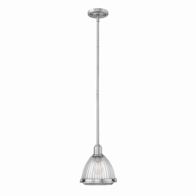 Elroy 1 Light Brushed Nickel Ceiling Pendant Light sleek LED ceiling lamp
