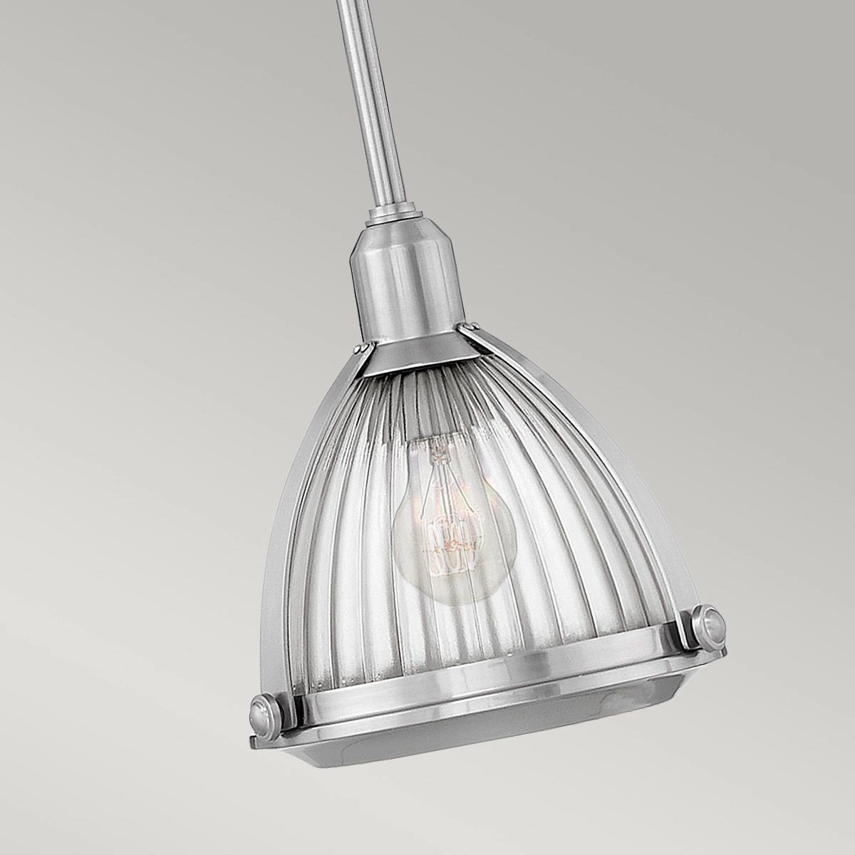 Elroy 1 Light Brushed Nickel Ceiling Pendant Light