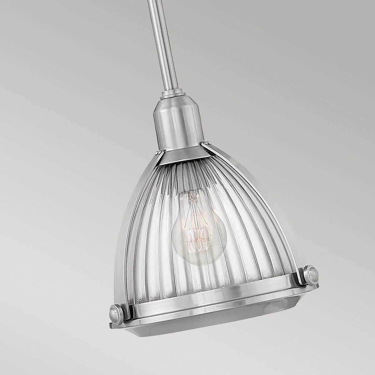 Elroy 1 Light Brushed Nickel Ceiling Pendant Light
