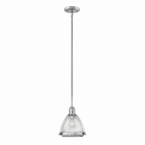 Elroy 1 Light Polished Nickel Ceiling Pendant Light sleek LED ceiling lamp