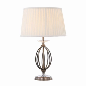 Elstead Aegean Aged Brass Table Lamp energy-saving LED light