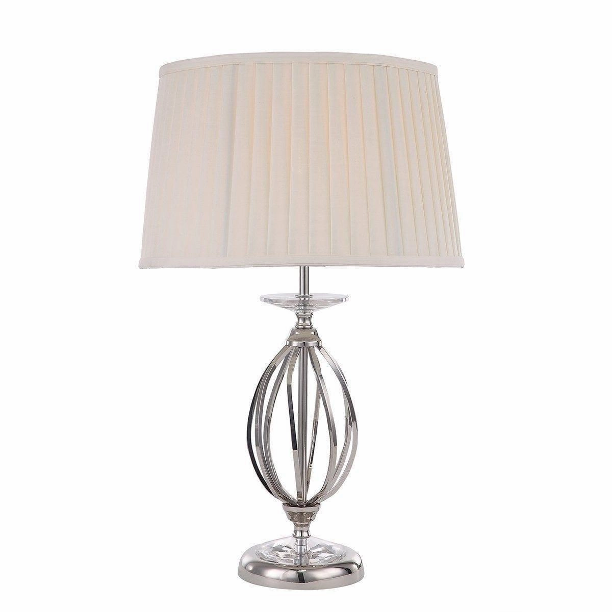Elstead Aegean Nickel Table Lamp energy-saving LED light