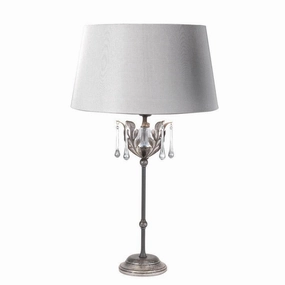 Elstead Amarilli Silver Table Lamp energy-saving LED light
