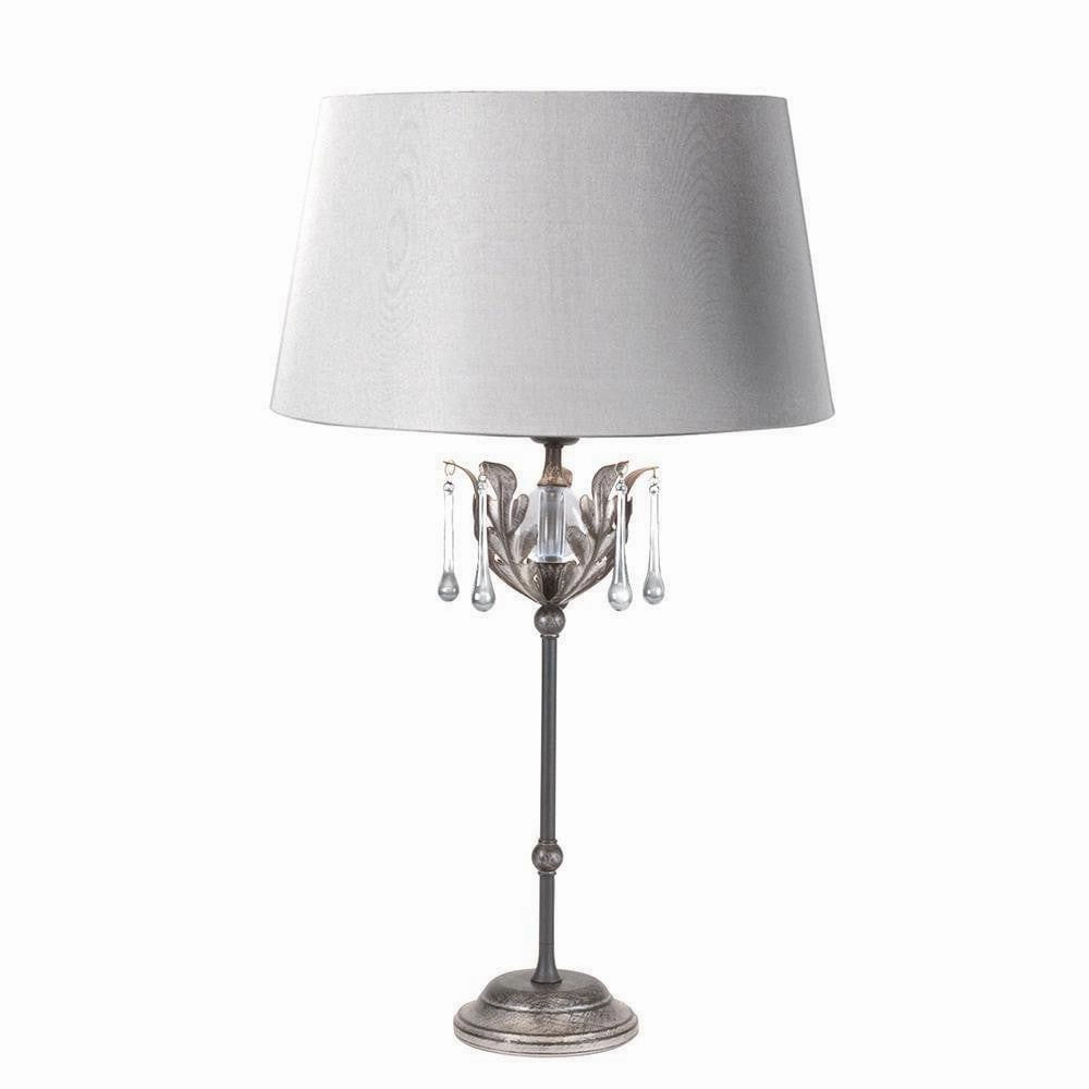 Elstead Amarilli Silver Table Lamp energy-saving LED light