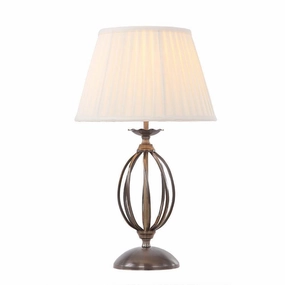 Elstead Artisan Aged Brass Table Lamp energy-saving LED light