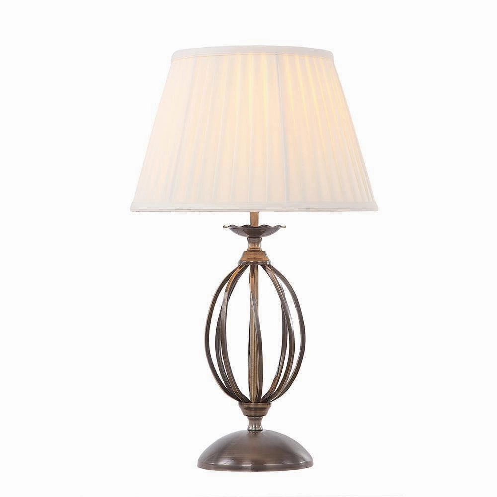 Elstead Artisan Aged Brass Table Lamp energy-saving LED light
