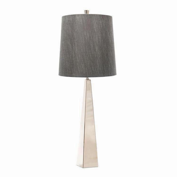 Elstead Ascent Polished Nickel Table Lamp energy-saving LED light