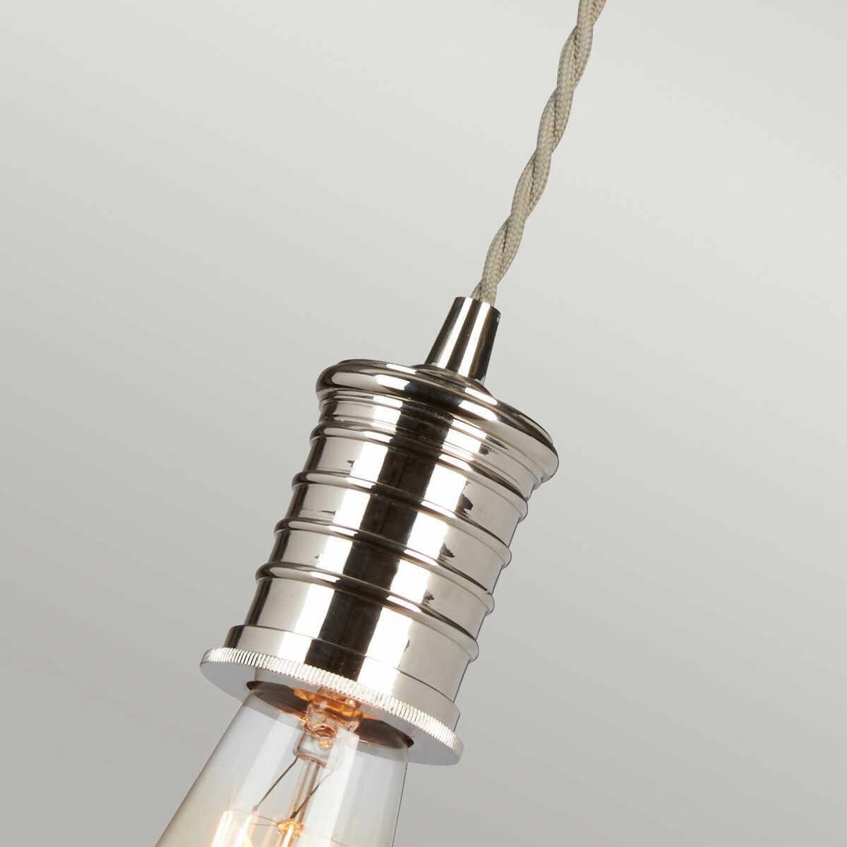 Elstead Douille 1 Light Polished Nickel Ceiling Pendant Light