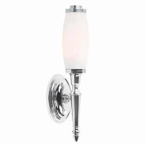 Elstead Dryden Polished Chrome Bathroom Wall Light vintage desk lamp