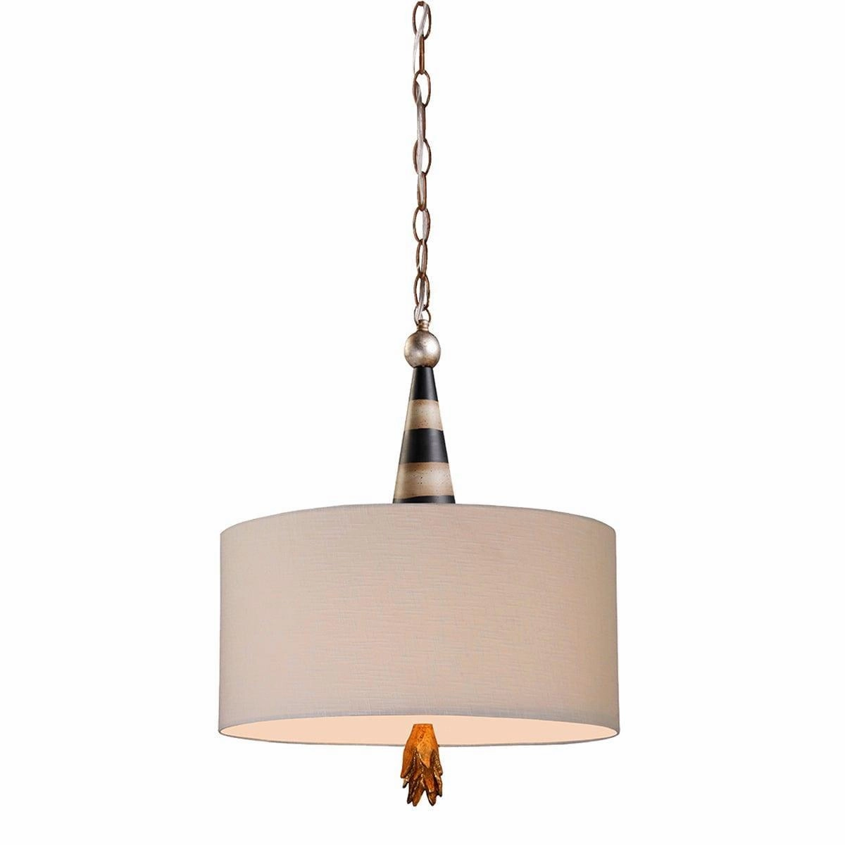 Elstead Flambeau 2 Light Black & Gold Pendant Ceiling Light ambient ceiling fixture