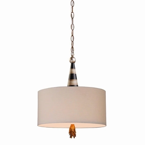 Elstead Flambeau 2 Light Black & Gold Pendant Ceiling Light ambient ceiling fixture