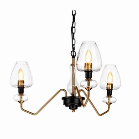 Elstead Lighting Armand 3 Light Brass Ceiling Pendant soft glow ceiling light