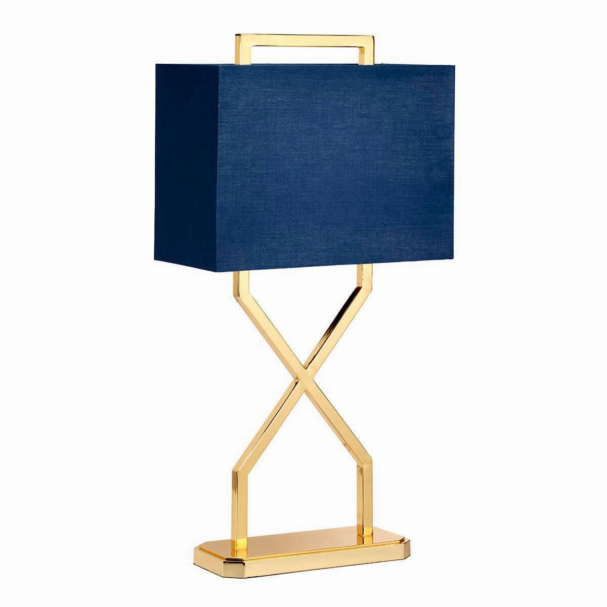 Elstead Lighting Cross Table Lamp - Polished Gold