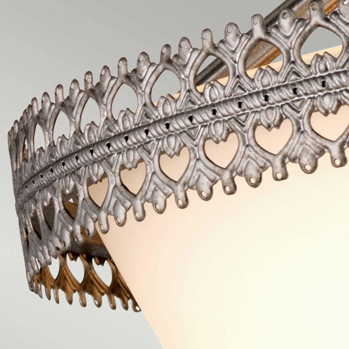 Elstead Lighting Crown 3 Light Semi-Flush Pendant