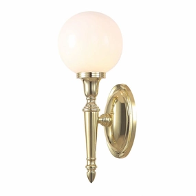 Elstead Lighting Dryden Polished Brass Bathroom Wall Light vintage desk lamp