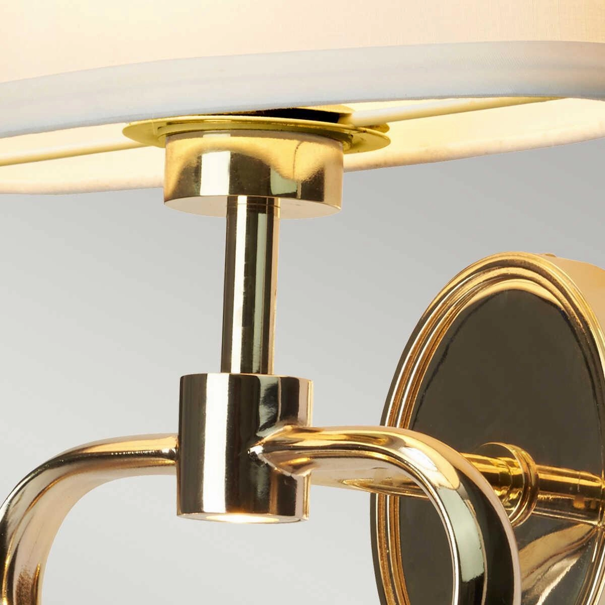 Elstead Lighting Falmouth 2 Light Gold Bathroom Wall Light