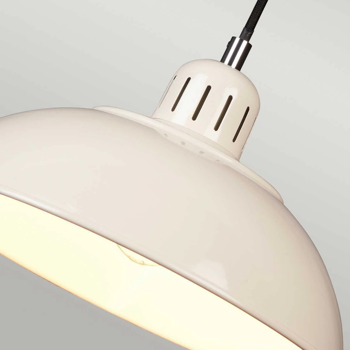 Elstead Lighting Franklin 1 Light Cream Ceiling Pendant Light