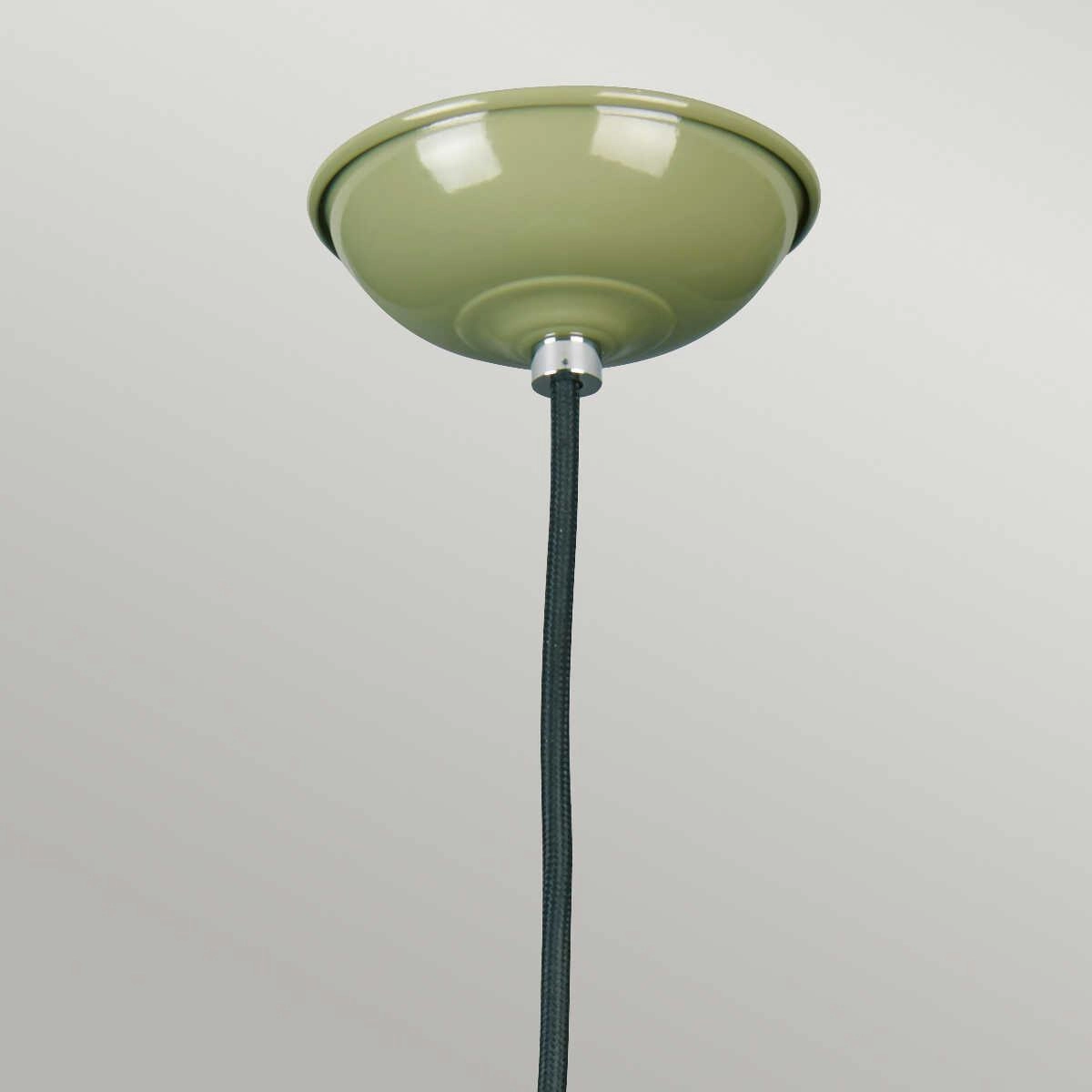 Elstead Lighting Franklin 1 Light Green Ceiling Pendant Light