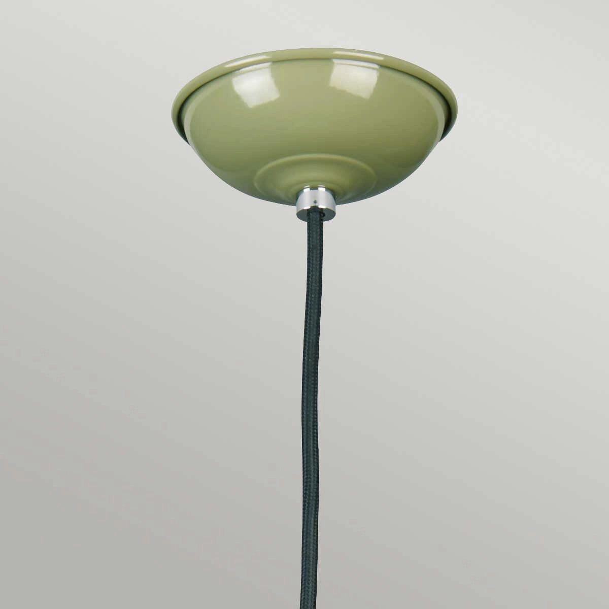 Elstead Lighting Franklin 1 Light Green Ceiling Pendant Light