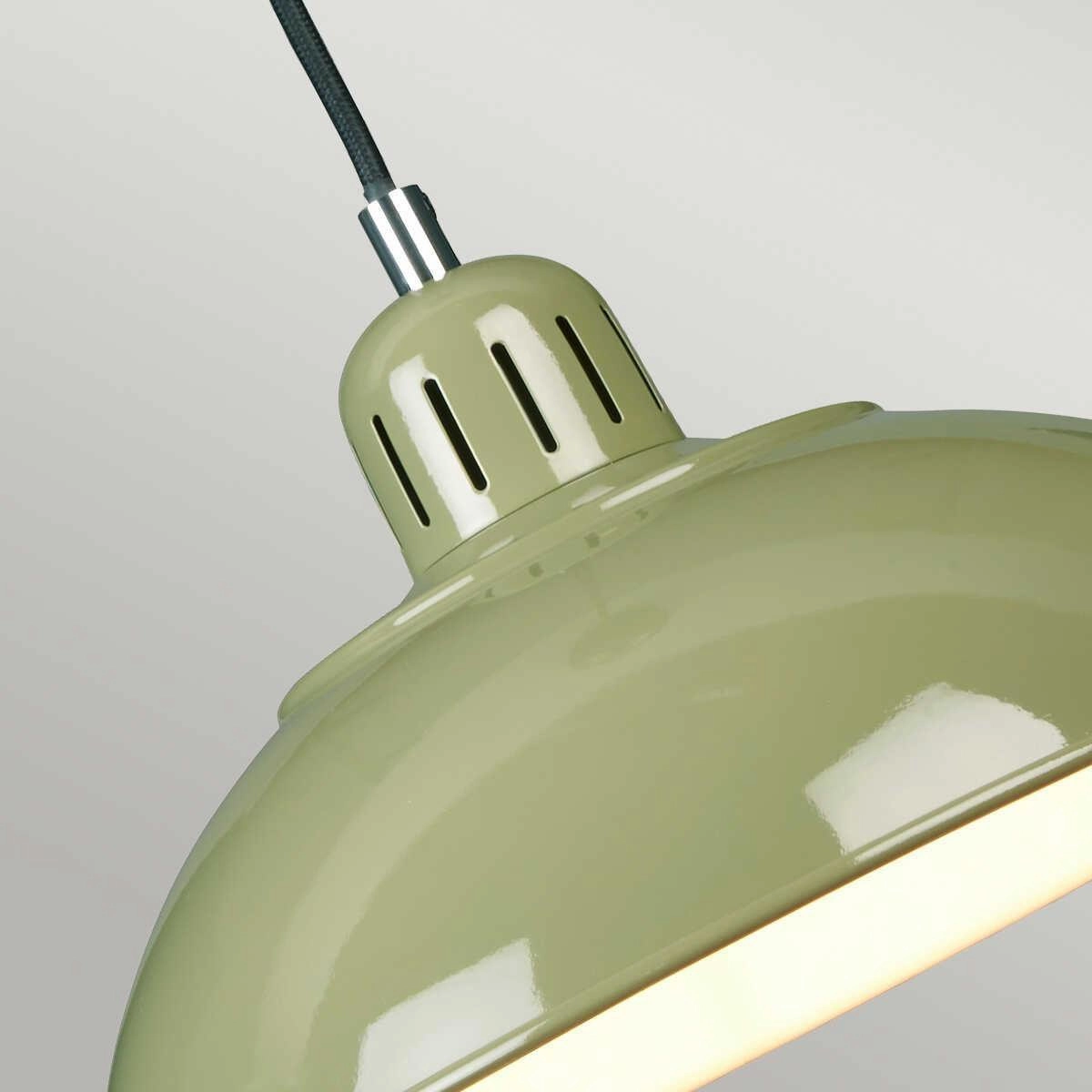 Elstead Lighting Franklin 1 Light Green Ceiling Pendant Light