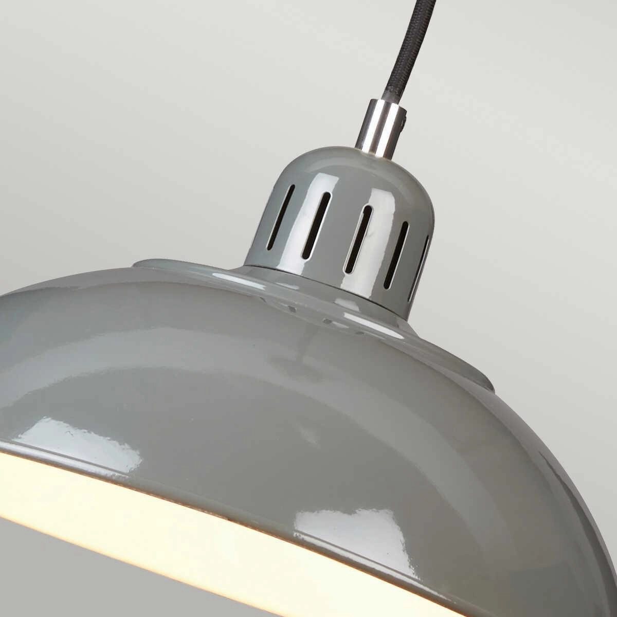 Elstead Lighting Franklin 1 Light Grey Ceiling Pendant