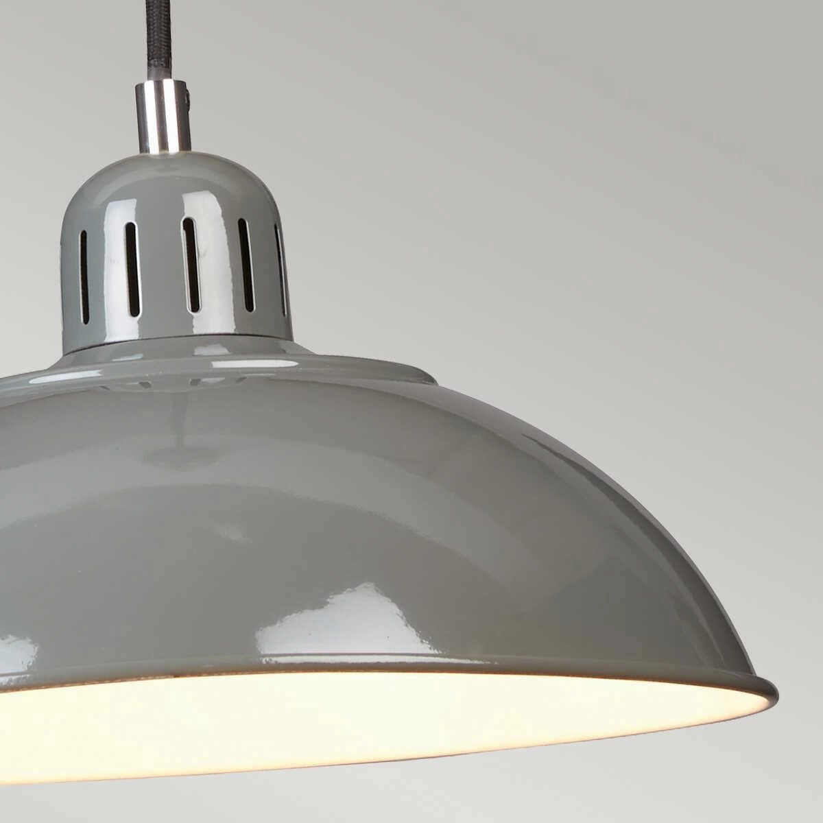 Elstead Lighting Franklin 1 Light Grey Ceiling Pendant