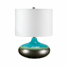 Elstead Lighting Laguna Small Ceramic Table Lamp energy-saving LED light