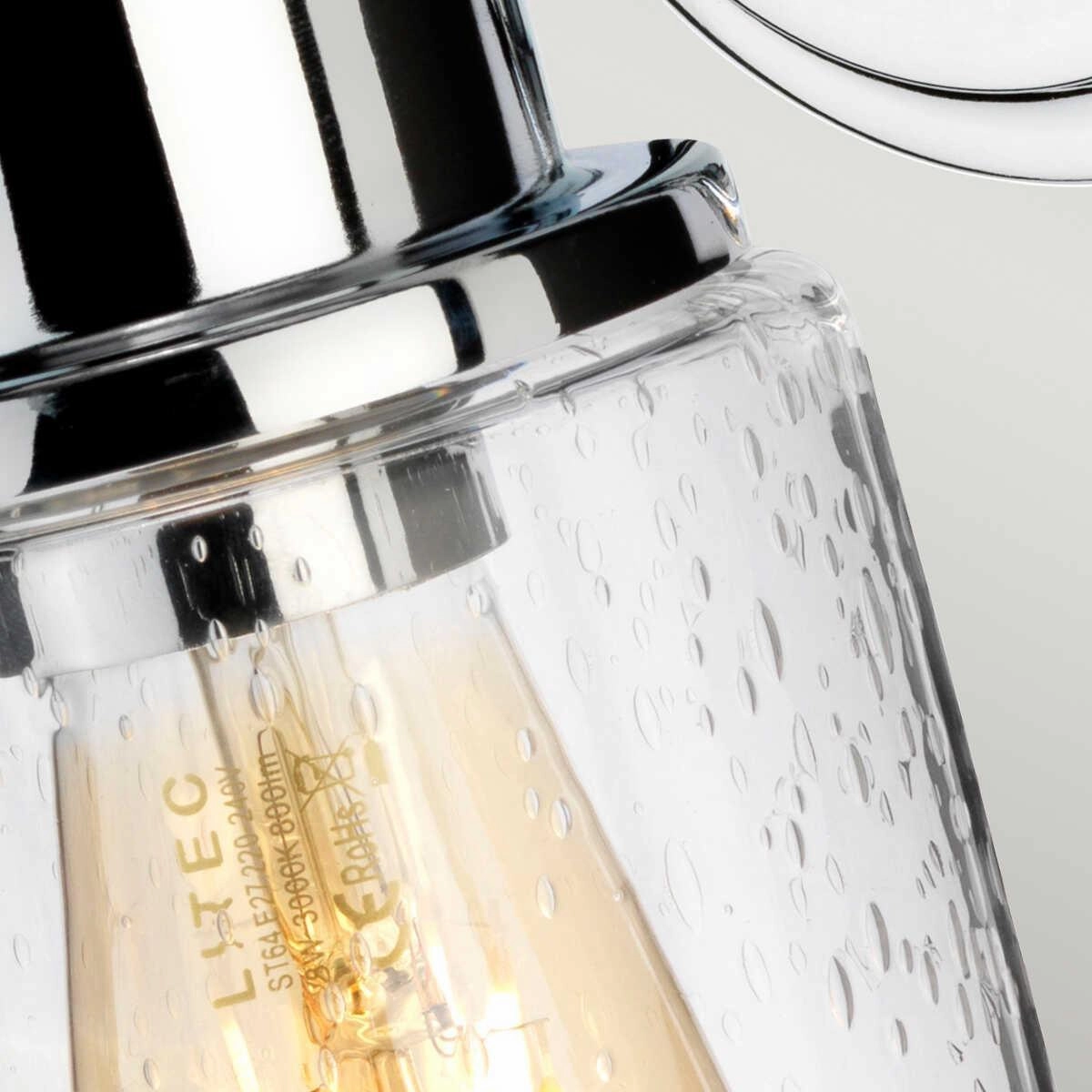 Elstead Lighting Morvah Polished Chrome Bathroom Wall Light