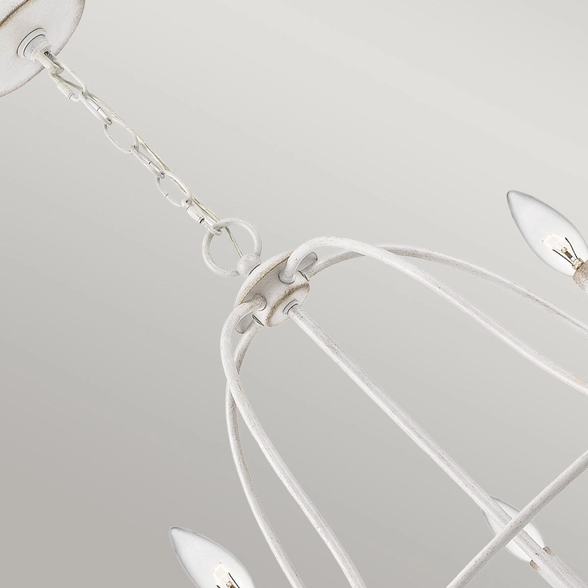Elstead Lighting Quoizel Bradbury 5 Light White Chandelier