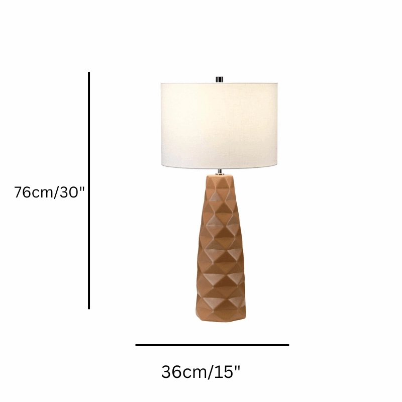 Elstead Lighting Vauxhall Caramel Ceramic Table Lamp