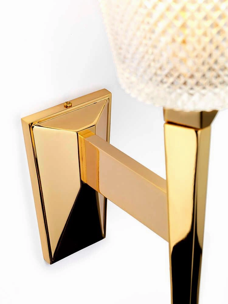 Elstead Lighting Verity 1 Polished Gold Bathroom Wall Light