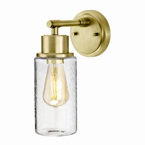 Elstead Morvah Brushed Brass Bathroom Wall Light vintage desk lamp