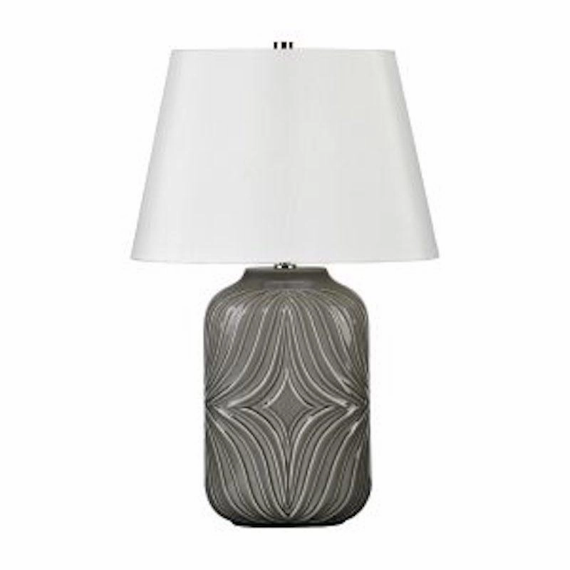 Elstead Muse Ceramic Table Lamp energy-saving LED light