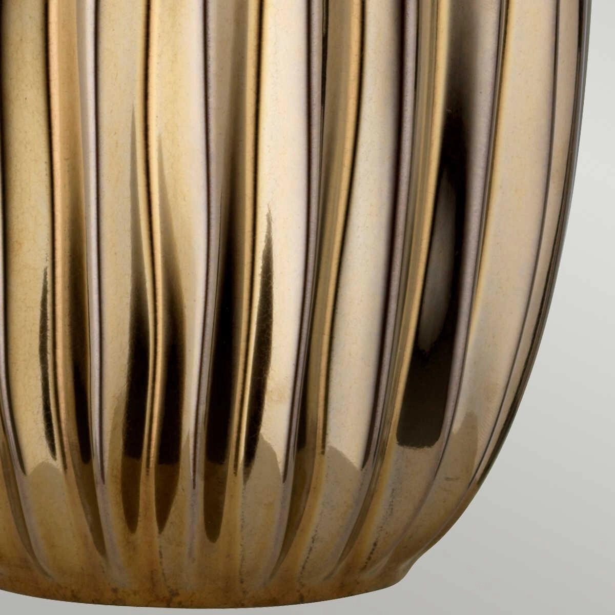 Elstead Newham 1 Light Large Bronze Ceramic Table Lamp