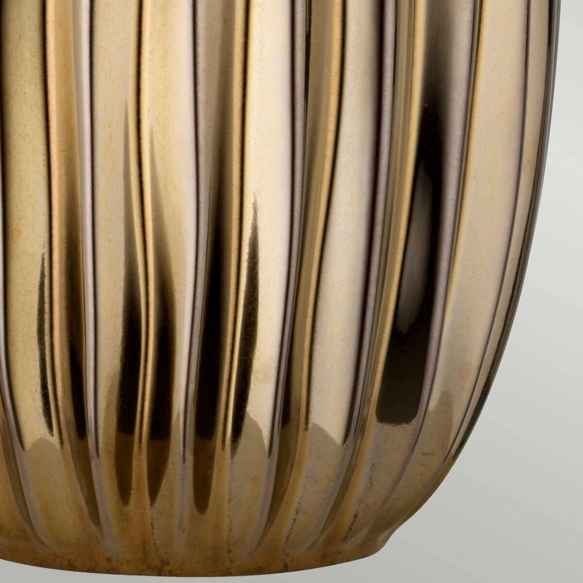 Elstead Newham 1 Light Large Bronze Ceramic Table Lamp