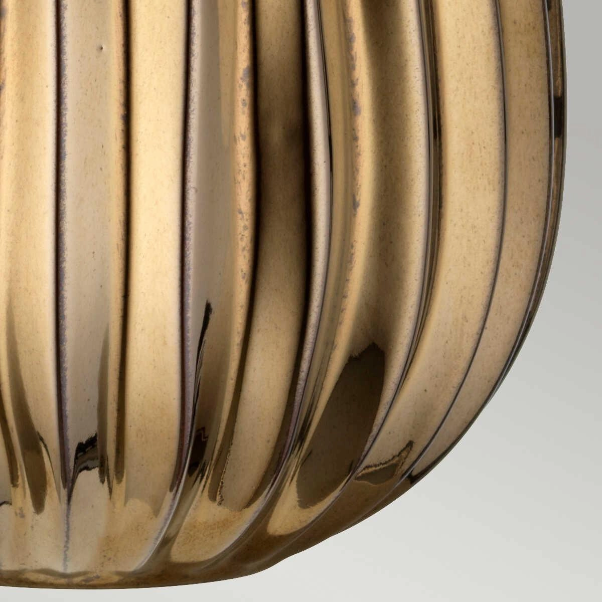 Elstead Newham 1 Light Small Ceramic Bronze Table Lamp