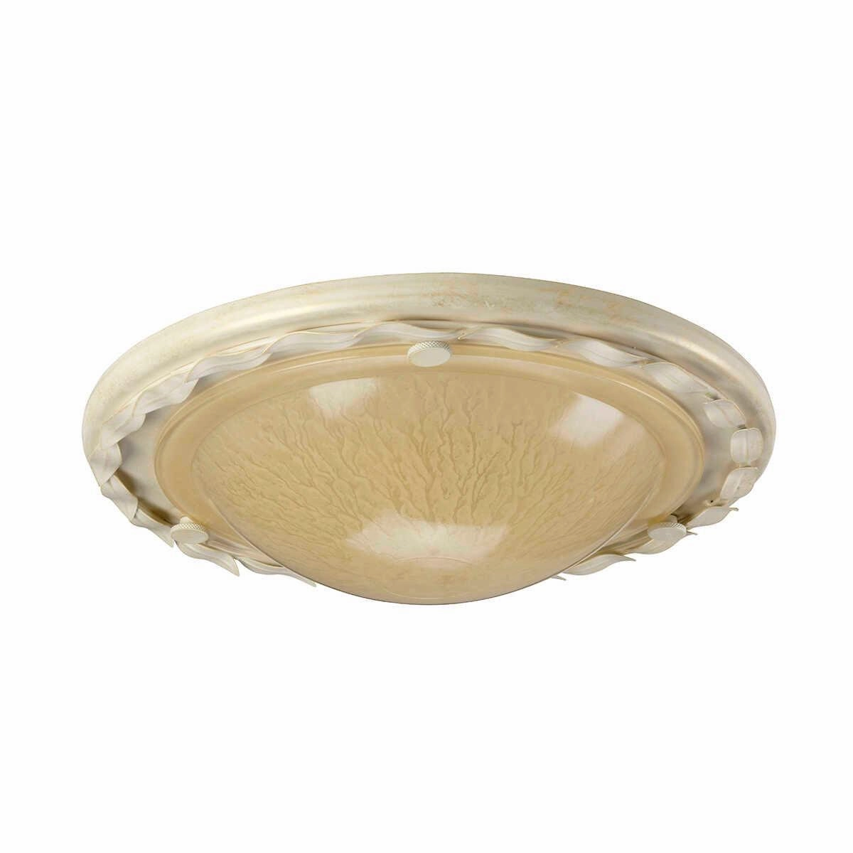 Elstead Olivia Ivory/Gold Flush Mount Ceiling Light