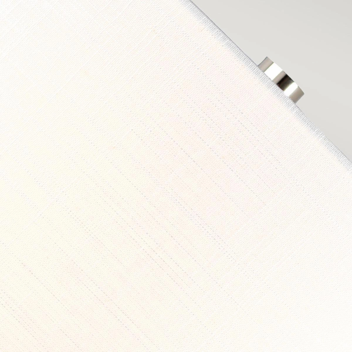 Elstead Orb Polished Nickel Table Lamp With White Shade