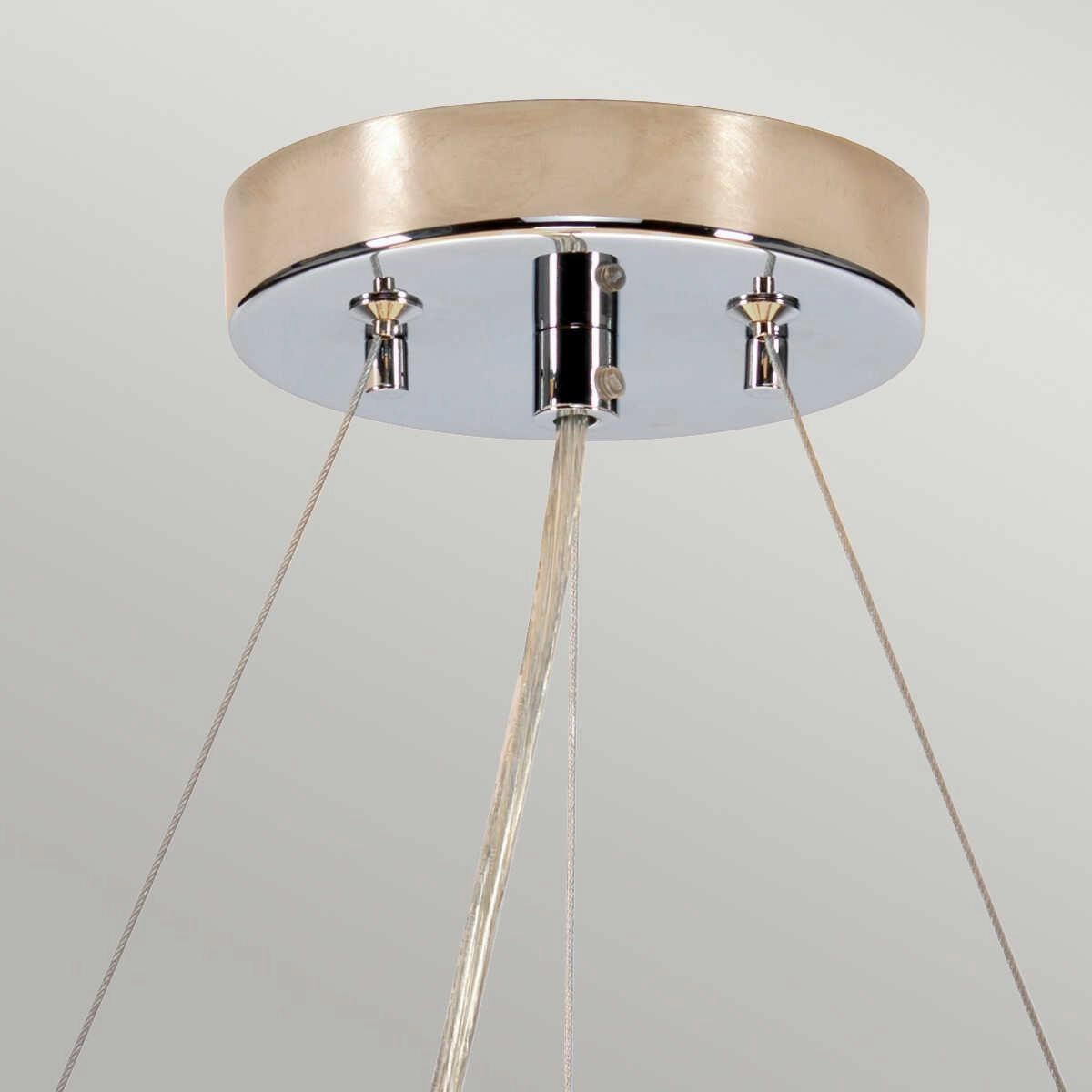 Elstead Pearce 14" Pendant with Chrome Ceiling Pan