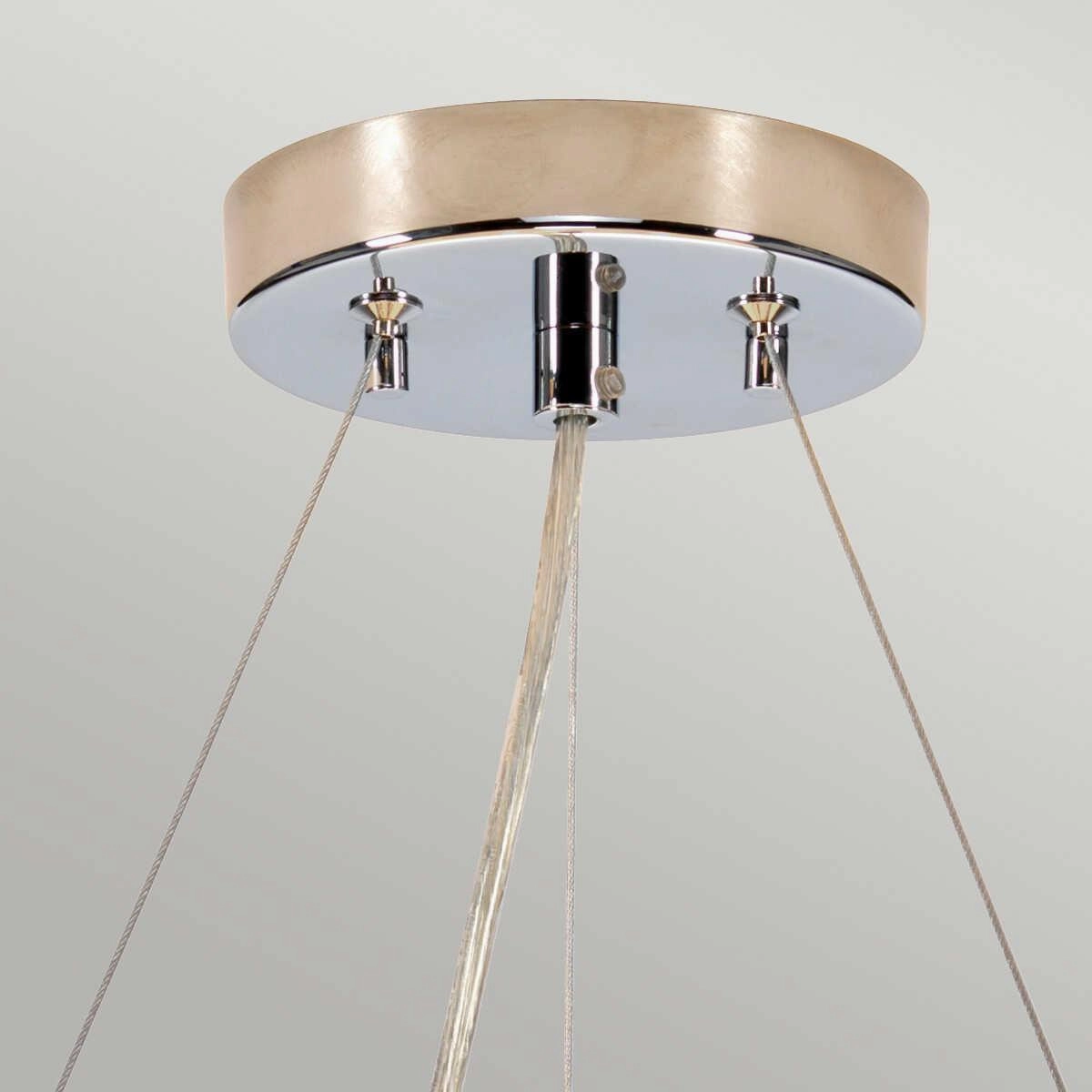 Elstead Pearce 18" Pendant with Chrome Ceiling Pan