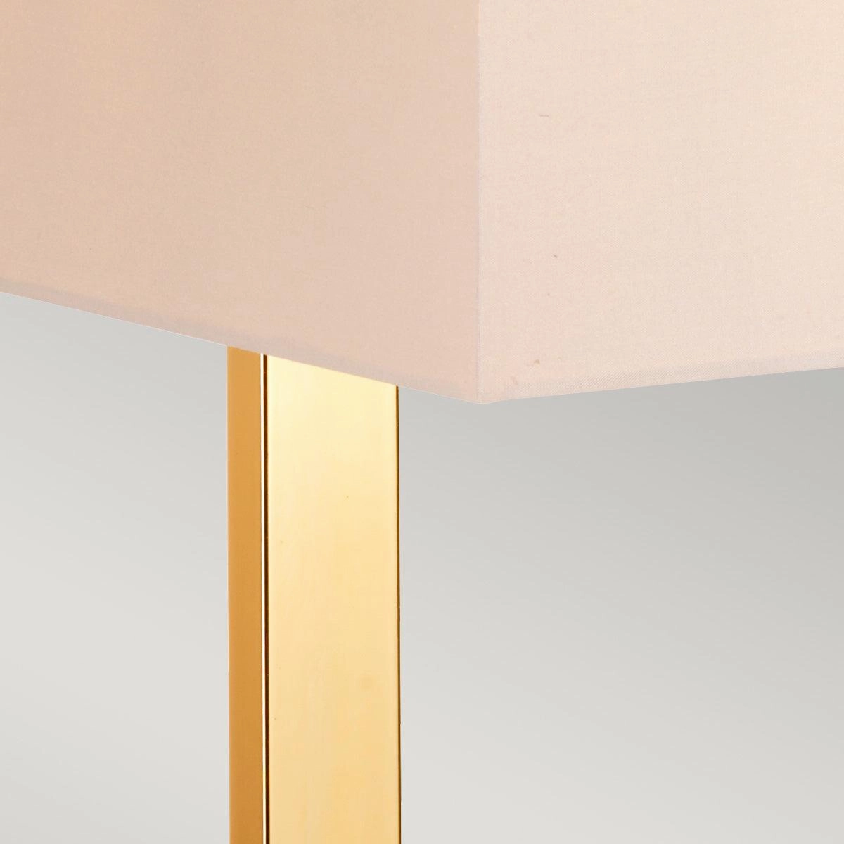 Elstead Plein 1 Light Polished Gold Table Lamp