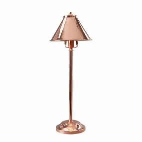 Elstead Provence 1 Light Polished Copper Stick Lamp energy-saving LED light