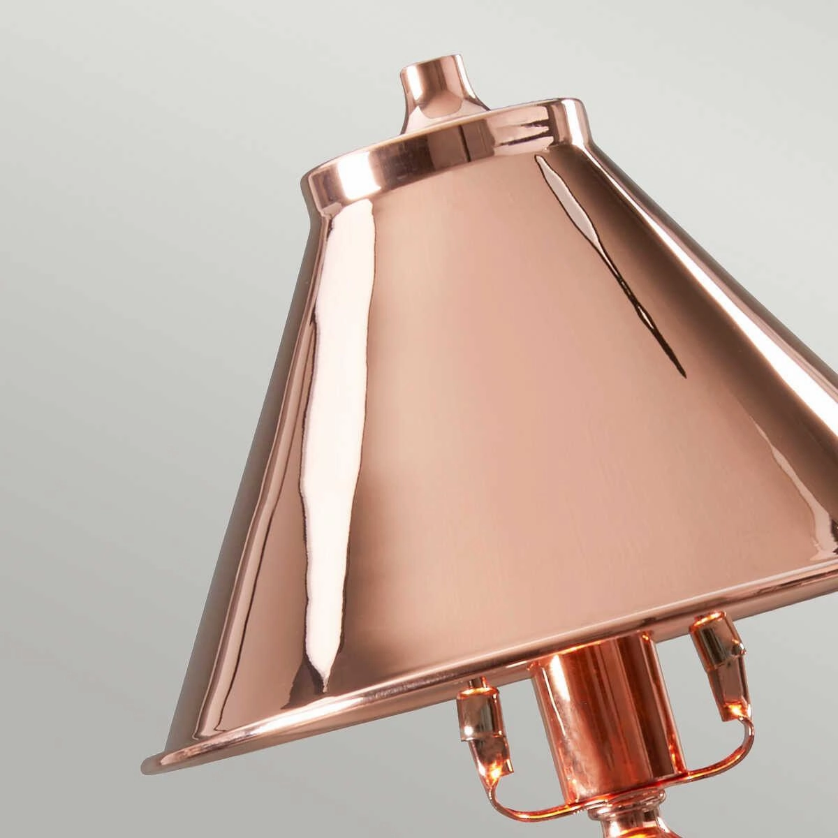 Elstead Provence 1 Light Polished Copper Stick Lamp