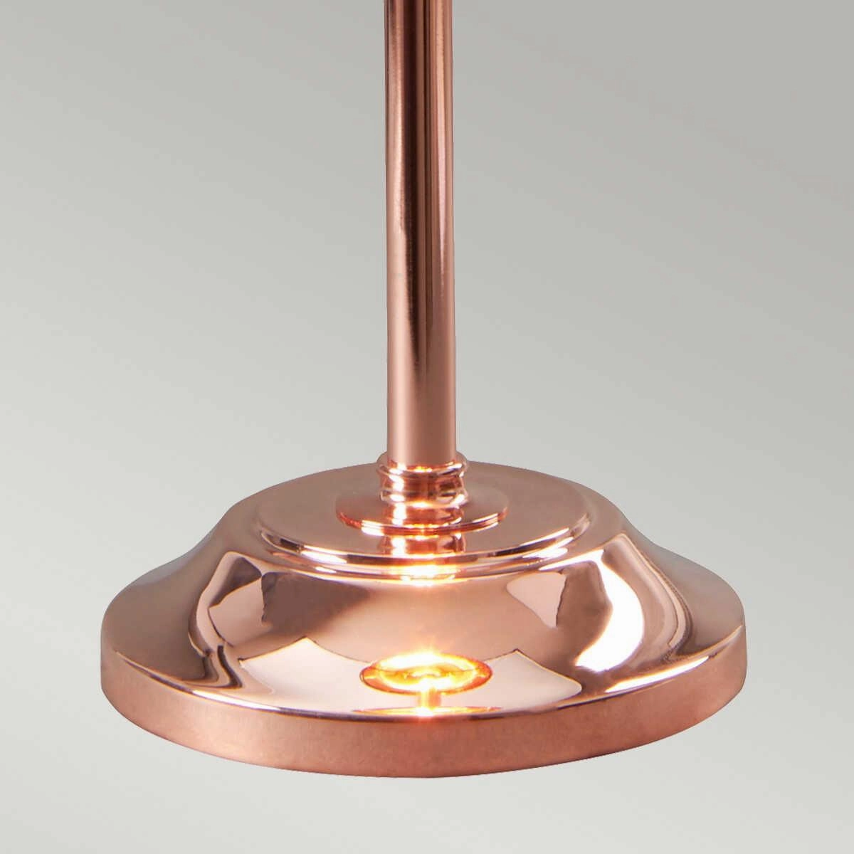 Elstead Provence 1 Light Polished Copper Stick Lamp