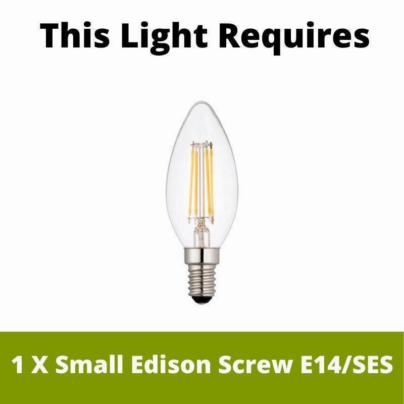Elstead Provence 1 Light Polished Nickel Stick Lamp